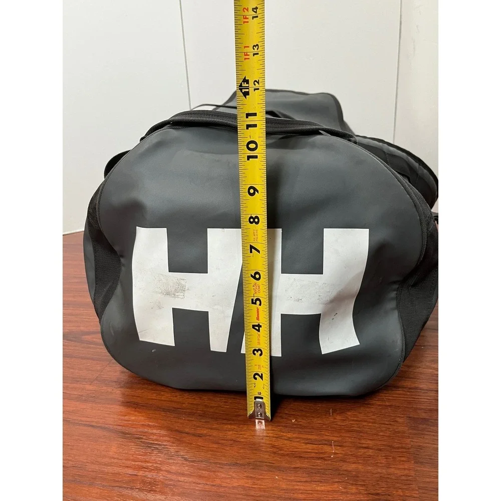 Helly Hansen 70L Duffel Bag 2 Gray Black Convertible Backpack Travel Gear 68004